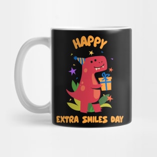 Happy Extra Smiles Day Birthday Dino Mug